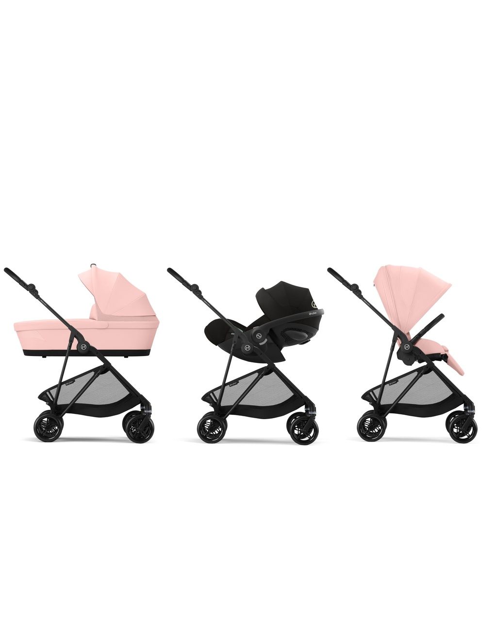 Navicella melio cot/candy pink-light pink - cybex