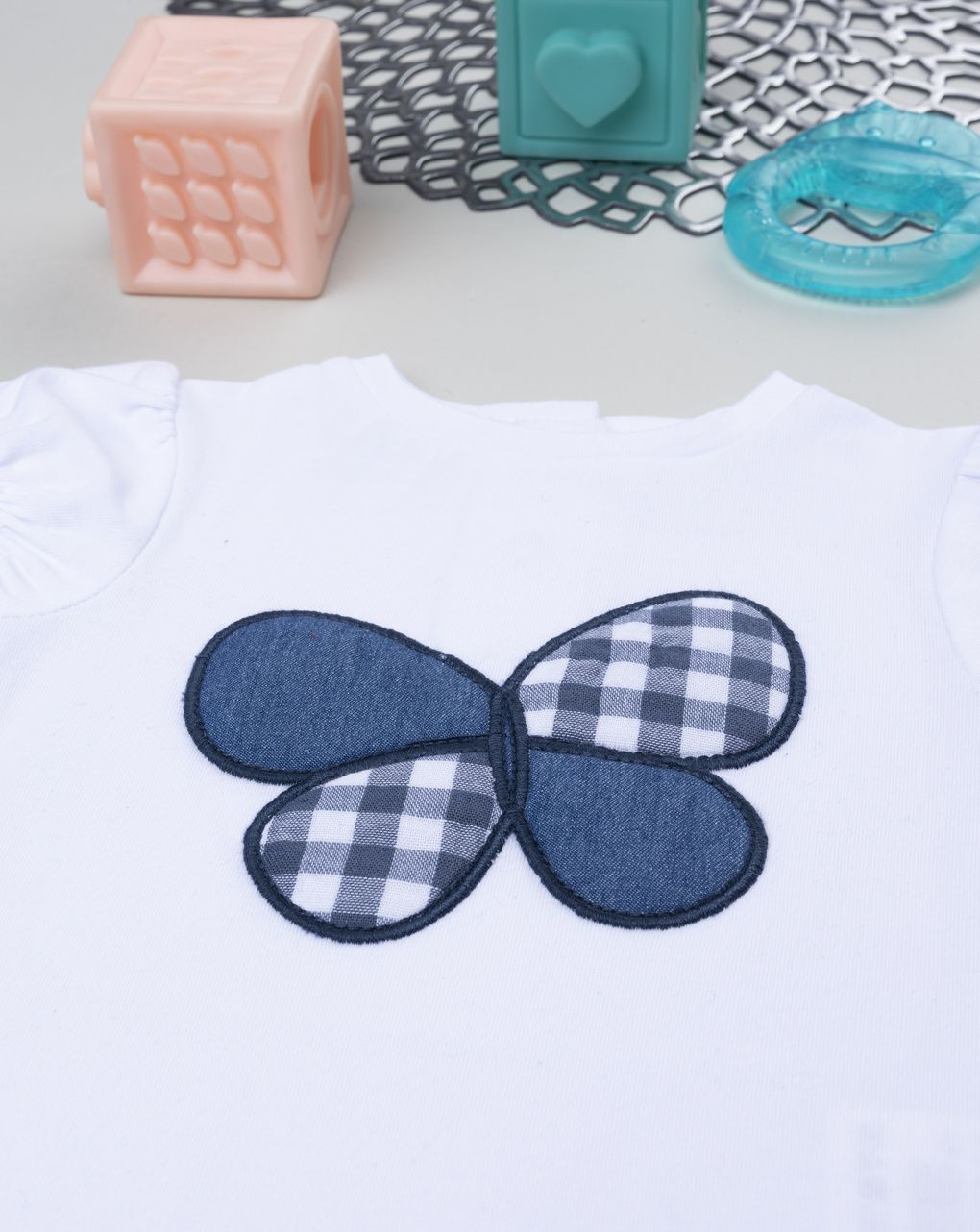 Body bimba farfalla denim