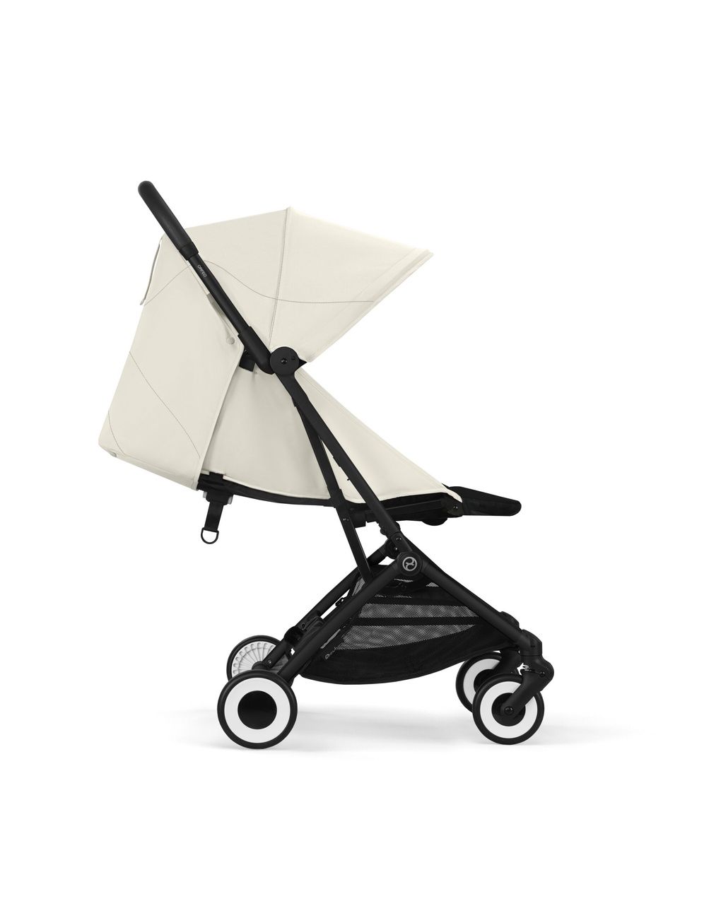 Passeggino orfeo blk canvas white light beige - cybex