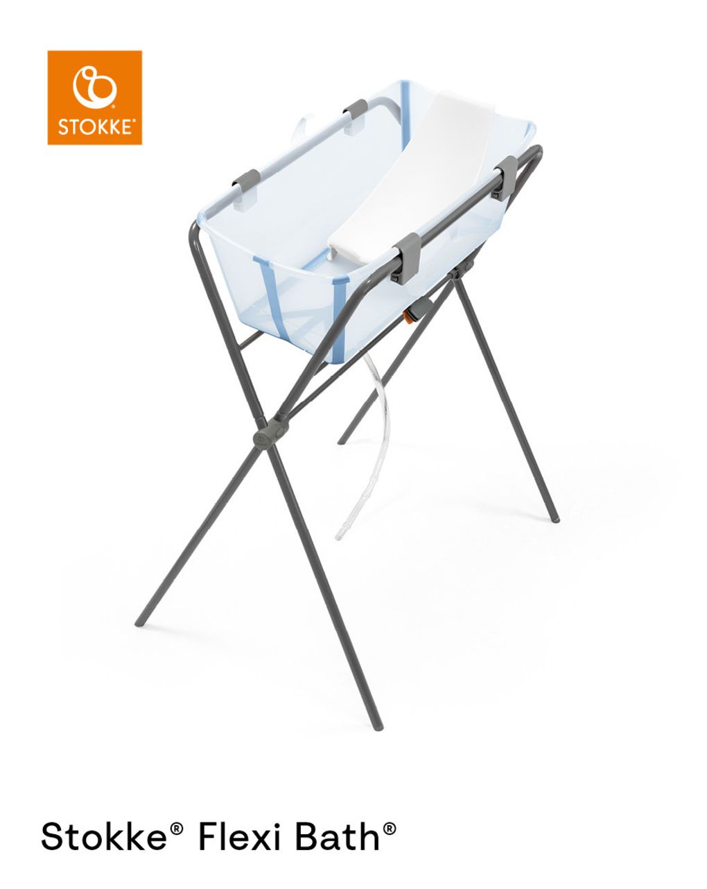 Vaschetta pieghevole flexi bath® ocean blue - stokke®