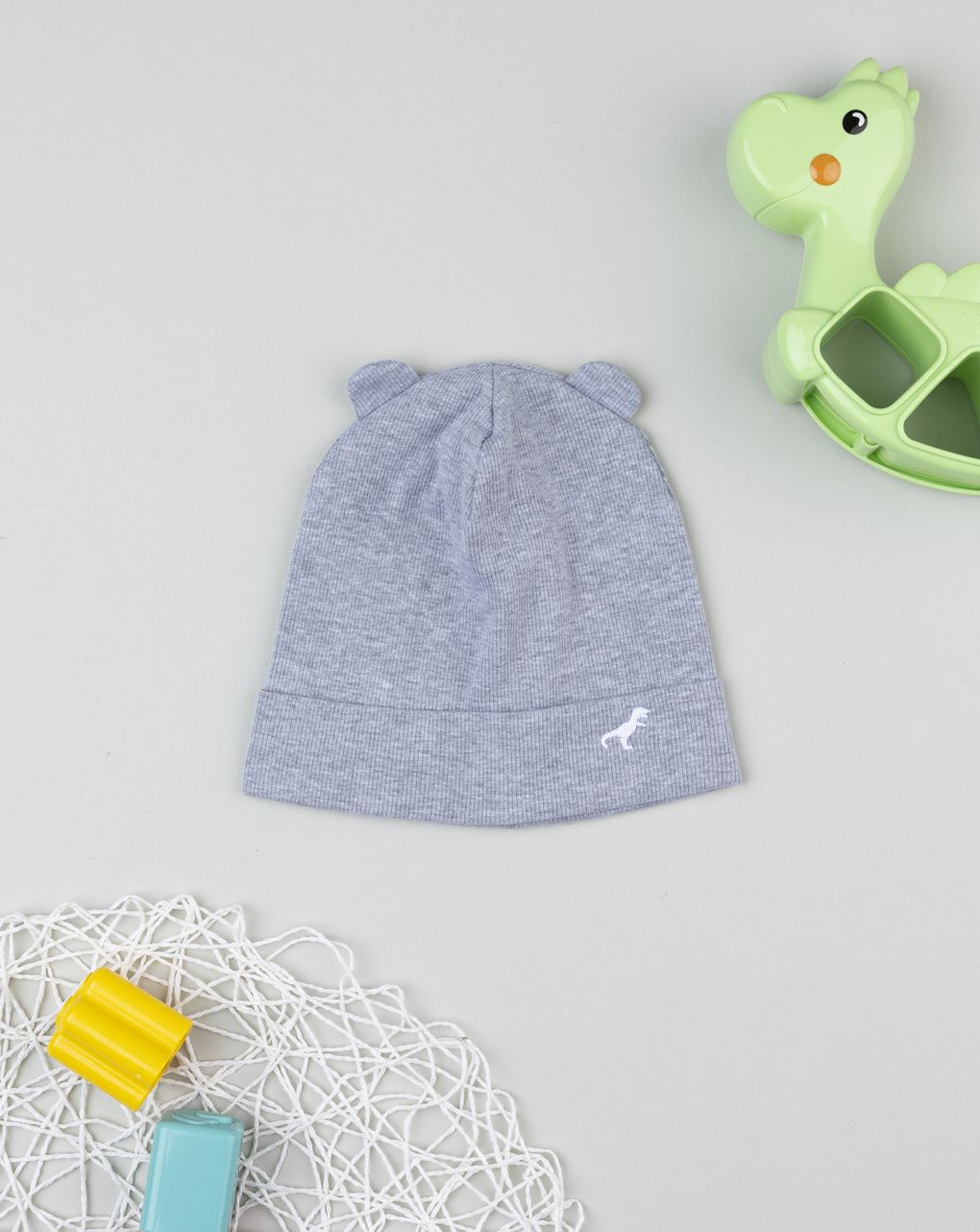 Berretto girigio bambino con orecchie