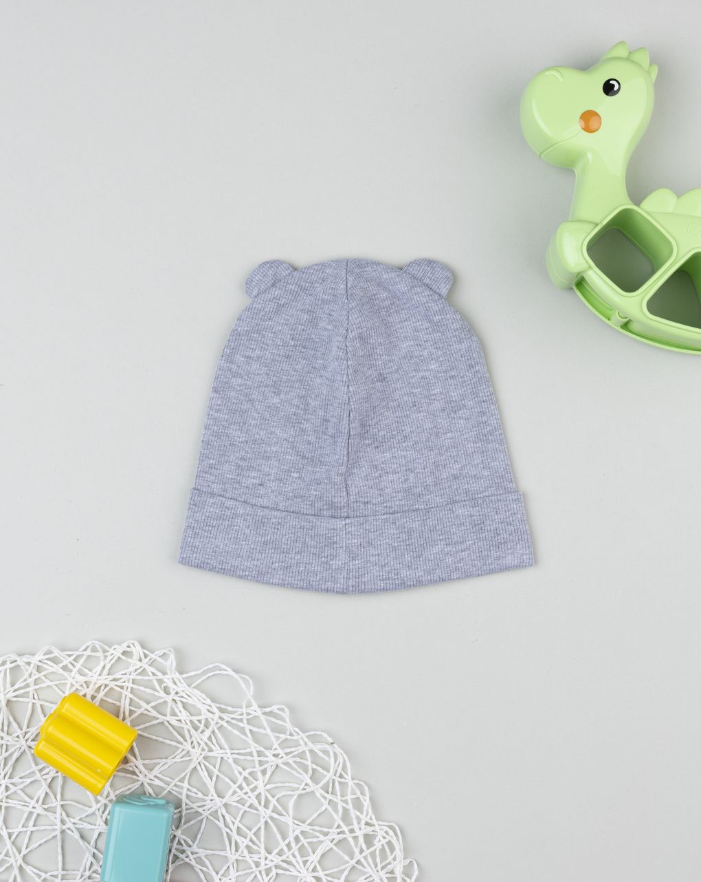 Berretto girigio bambino con orecchie