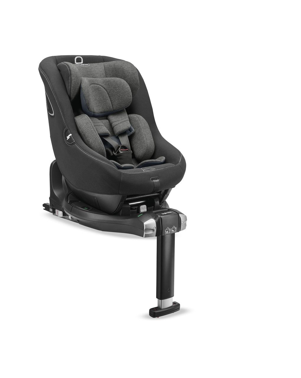 Seggiolino auto darwin next stage 40-105 cm colore vulcan black - inglesina