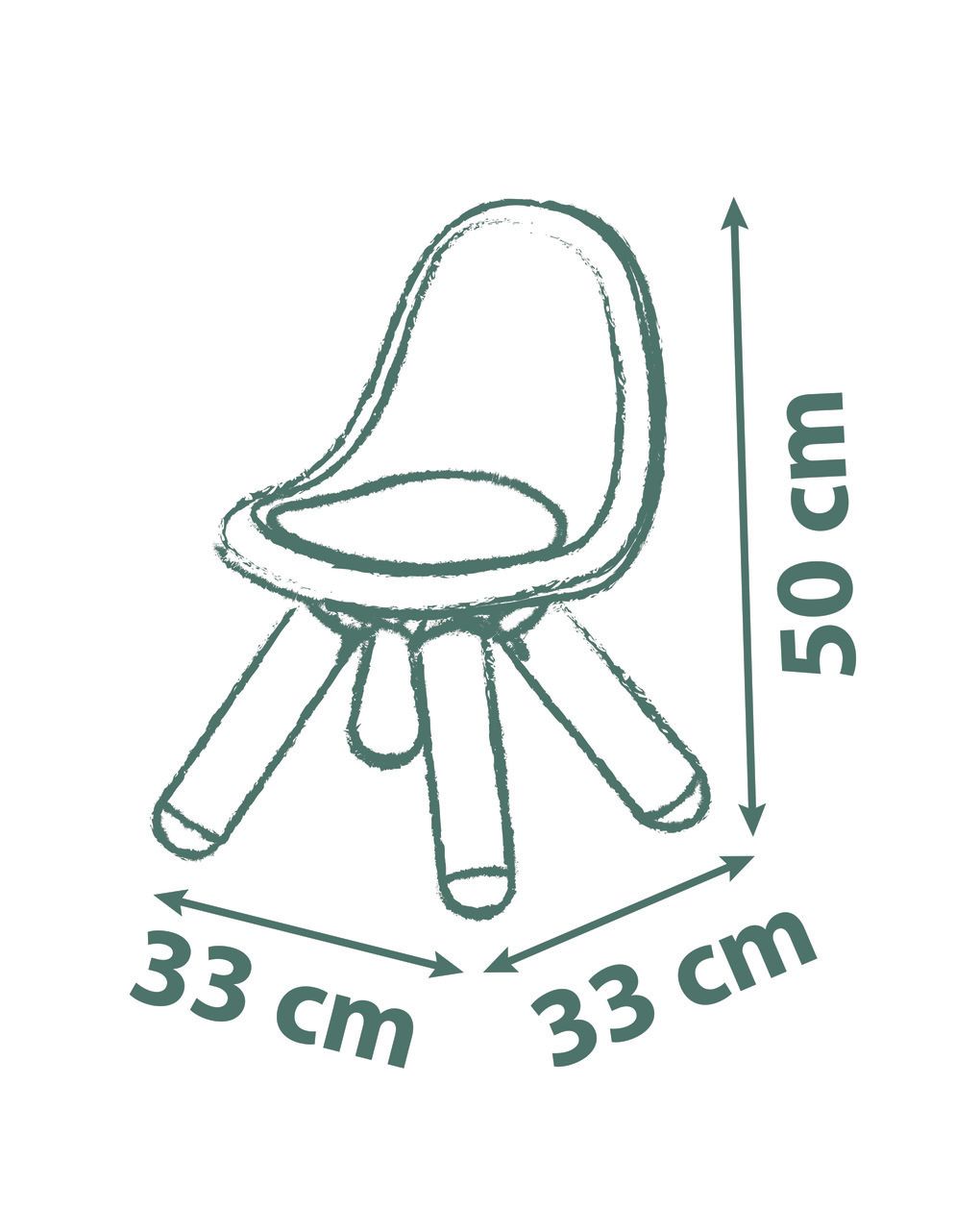 Smoby sedia terracotta - smoby life