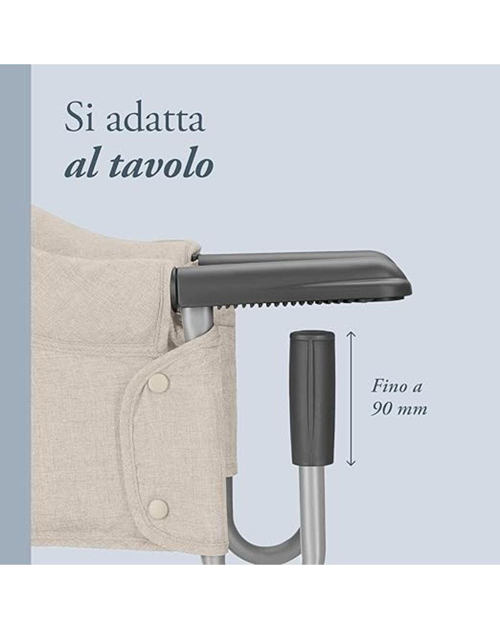Seggiolino da tavola fast deser beige - inglesina