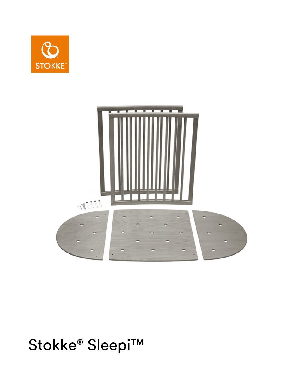 Estensione letto sleepi™ v3 hazy grey - stokke®