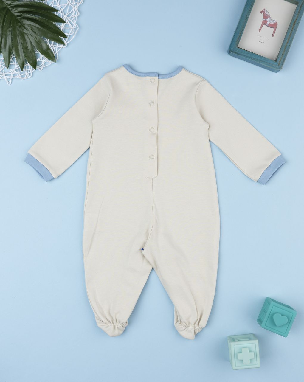 Tutina beige neonato orsetto