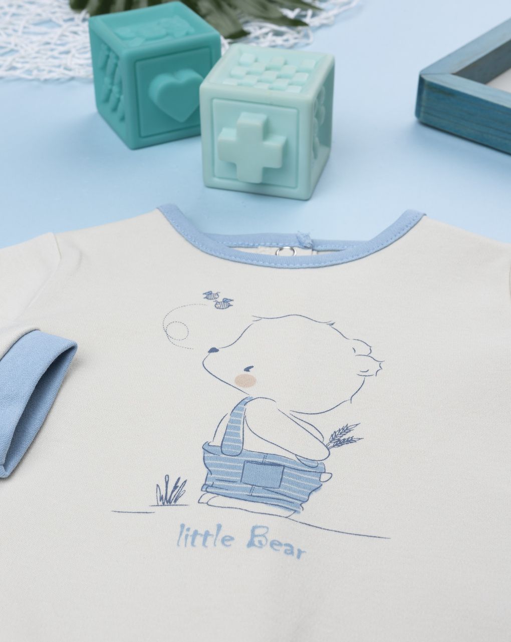 Tutina beige neonato orsetto