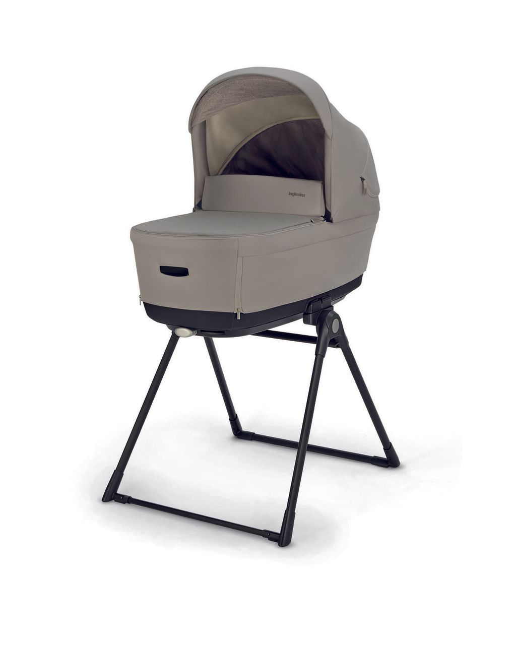 Electa system duo colore battery beige con telaio iridio black - inglesina