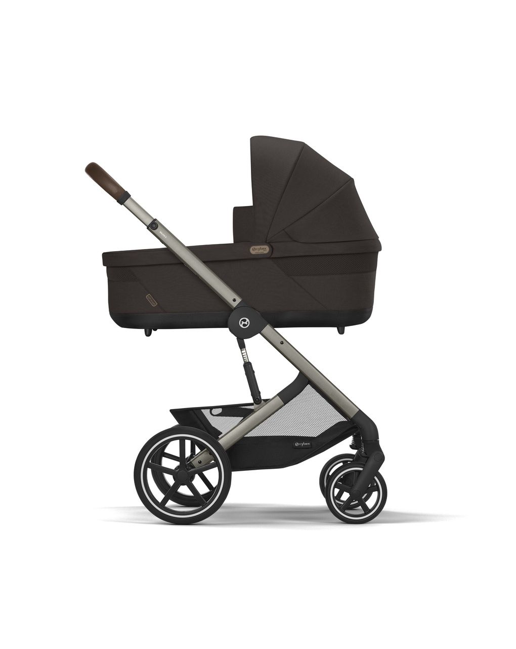 Trio balios s lux tpe chocolate brown nav cots cloudg pls blk+adattatori. - cybex