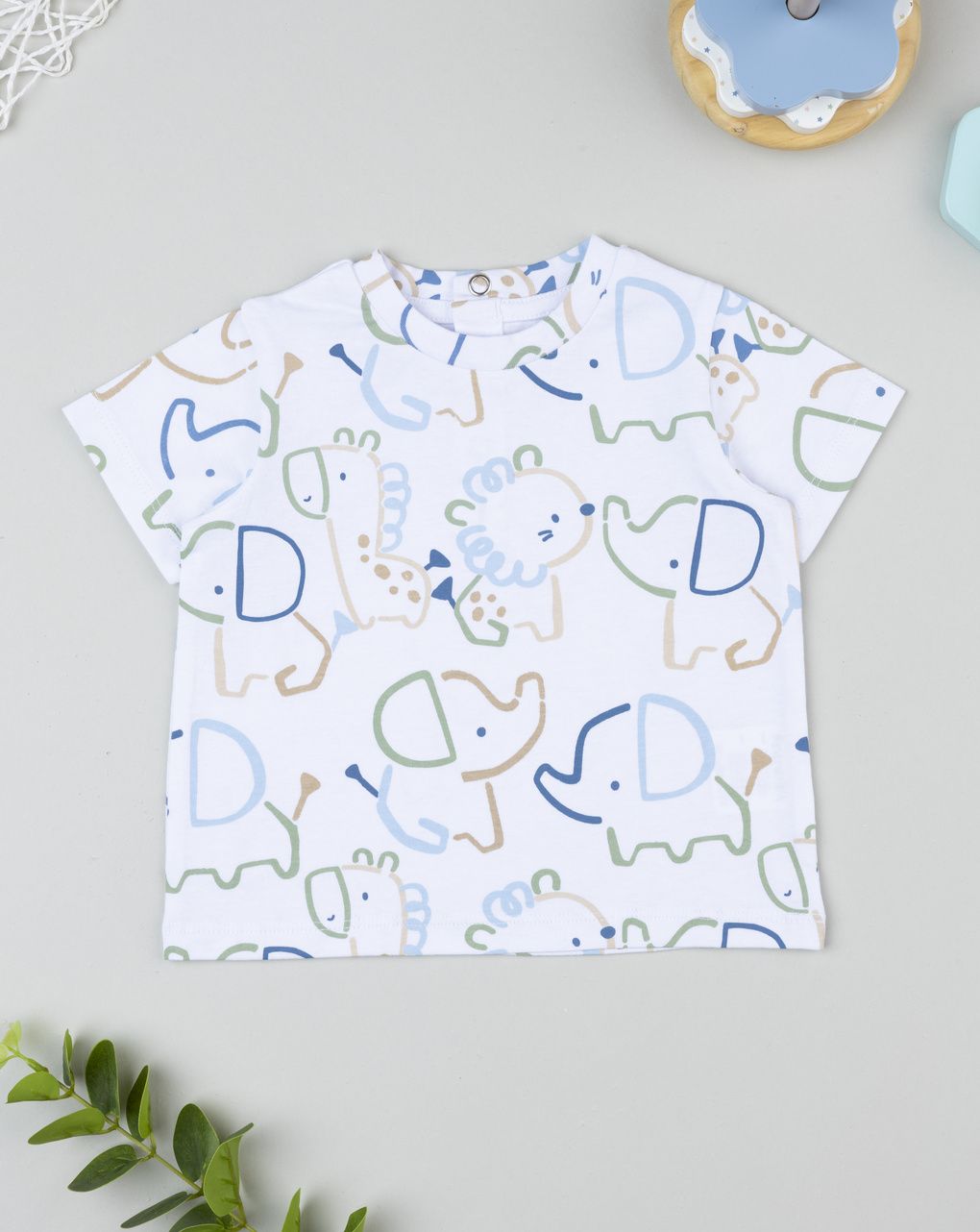 T-shirt bimbo maniche corte savana