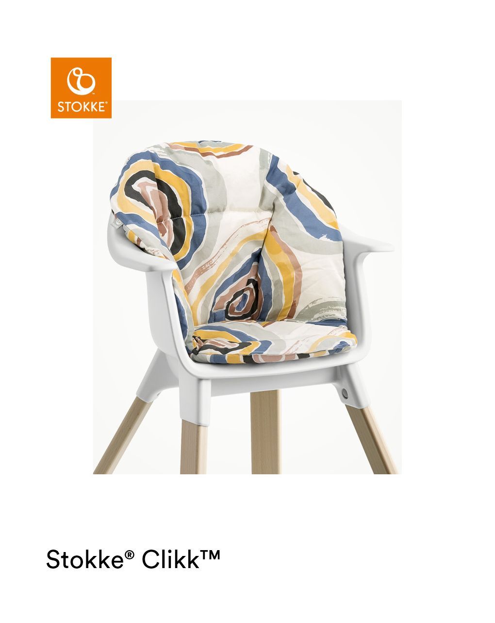 Cuscino clikk™ cushion multi circles - stokke®