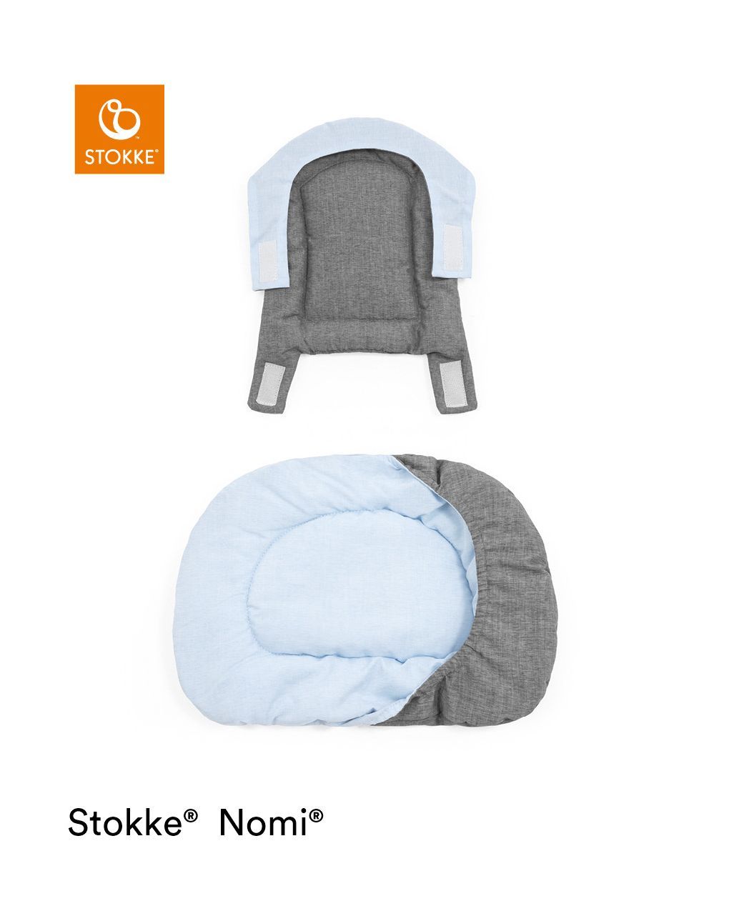 Nomi® cuscino grey blue  - stokke®