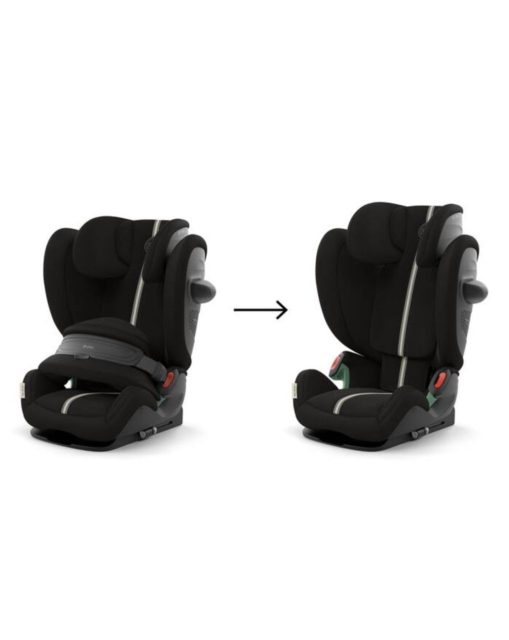 Seggiolino pallas g2 i-size plus moon black 76-150cm - cybex