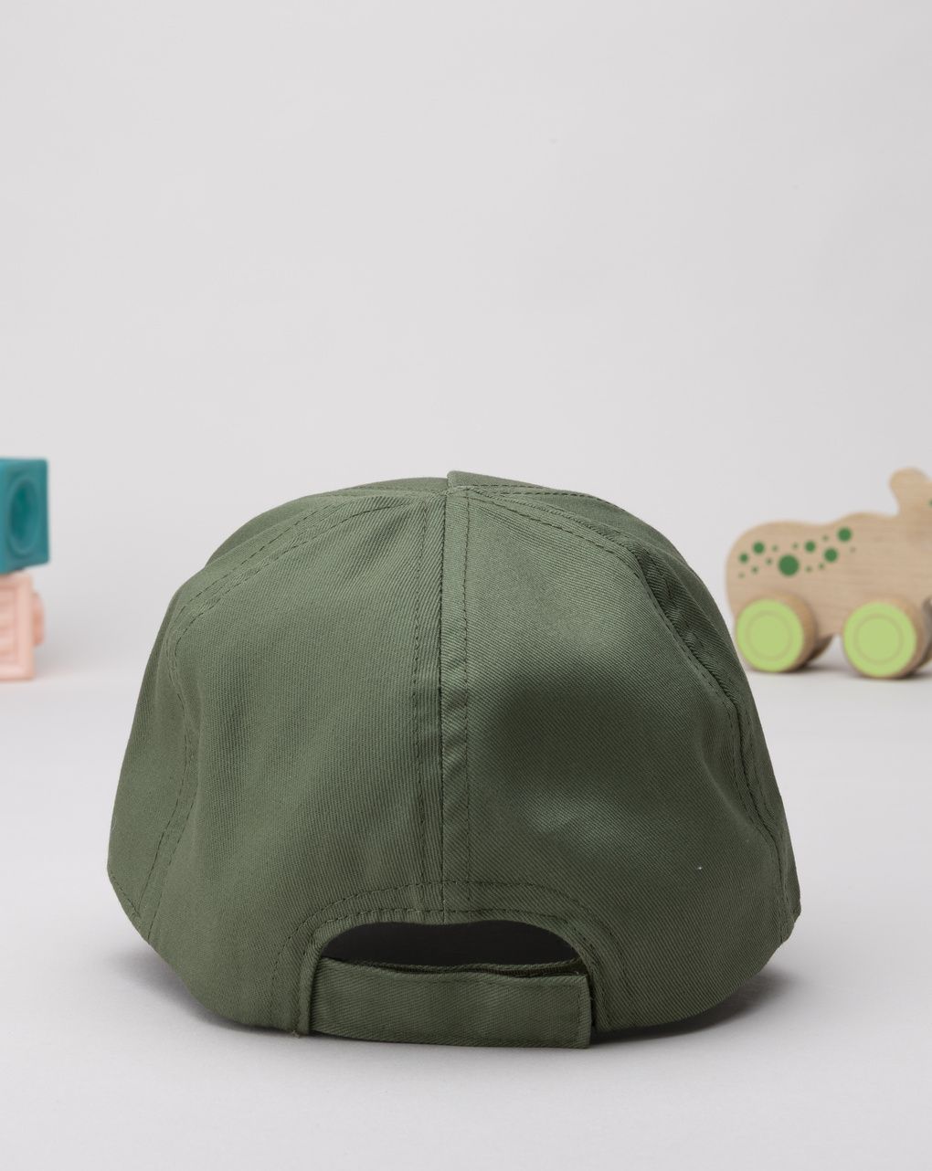 Cappello bimbo verde t-rex