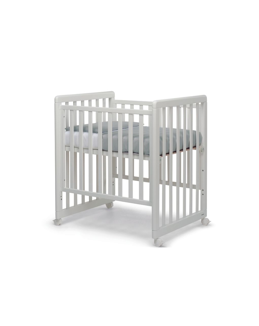 Lettino forever 8 in 1 bianco tessile grey - brevi