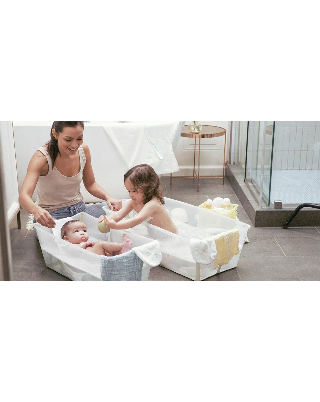 Vaschetta flexi bath® xl - white - stokke®