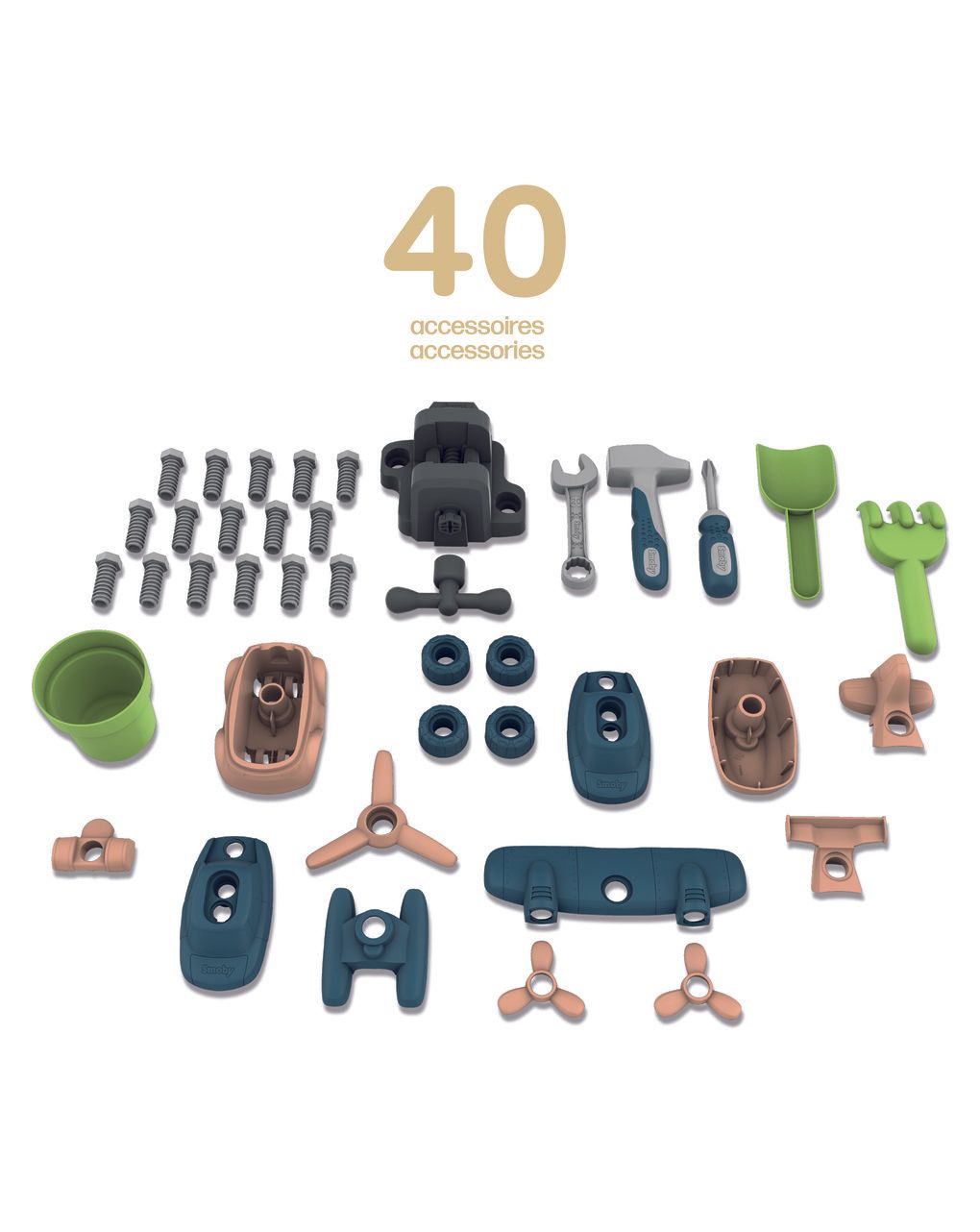 Atelier bricolage smoby life per casetta neo jura lodge - anti-uv da 2 anni