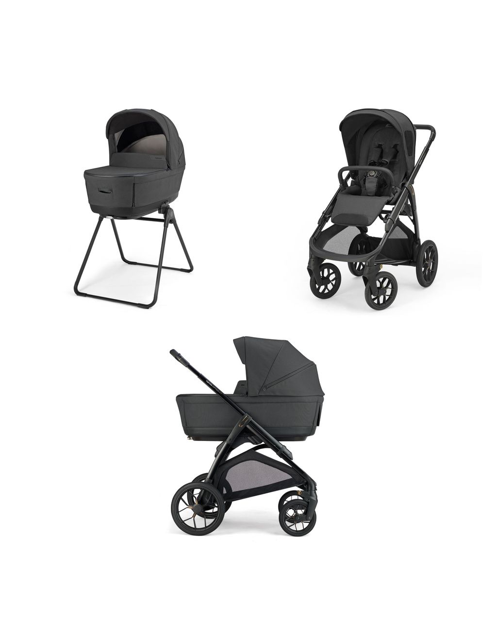 Aptica xt system duo - magnet grey con telaio black - inglesina