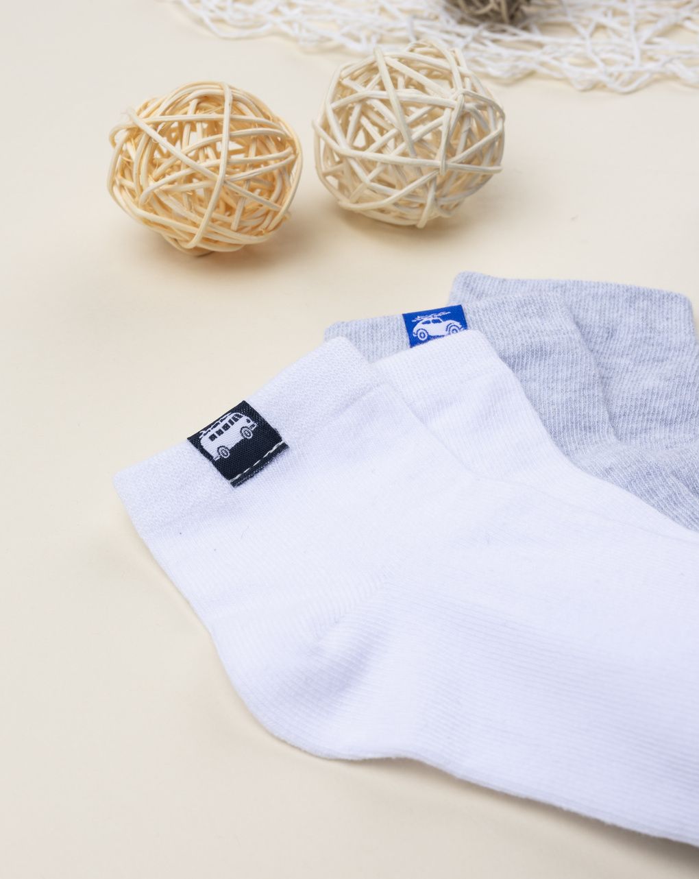 Pack 5 calze corte bimbo multicolor