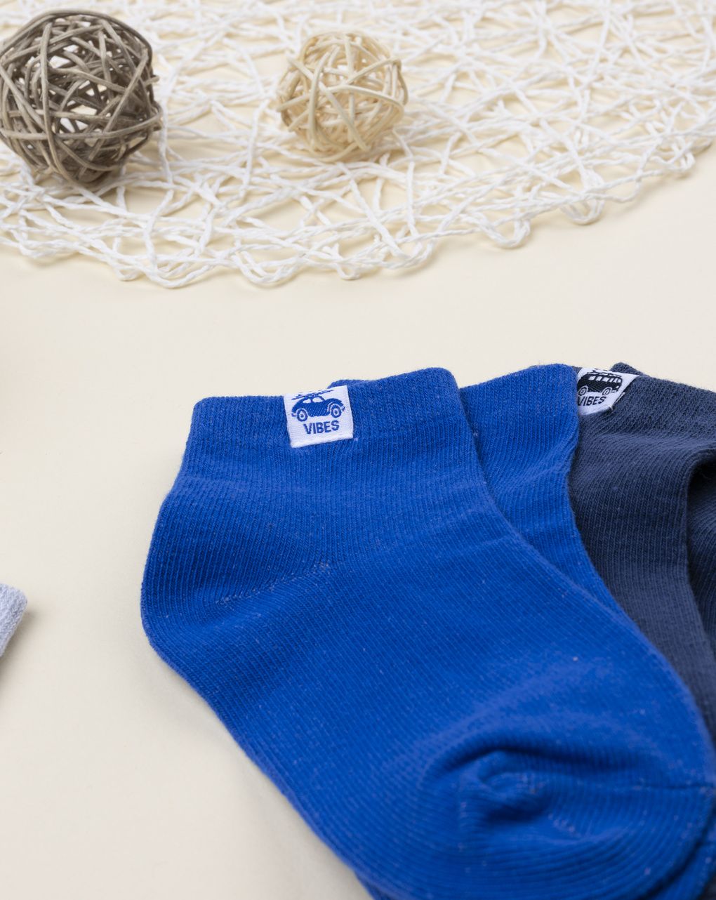 Pack 5 calze corte bimbo multicolor