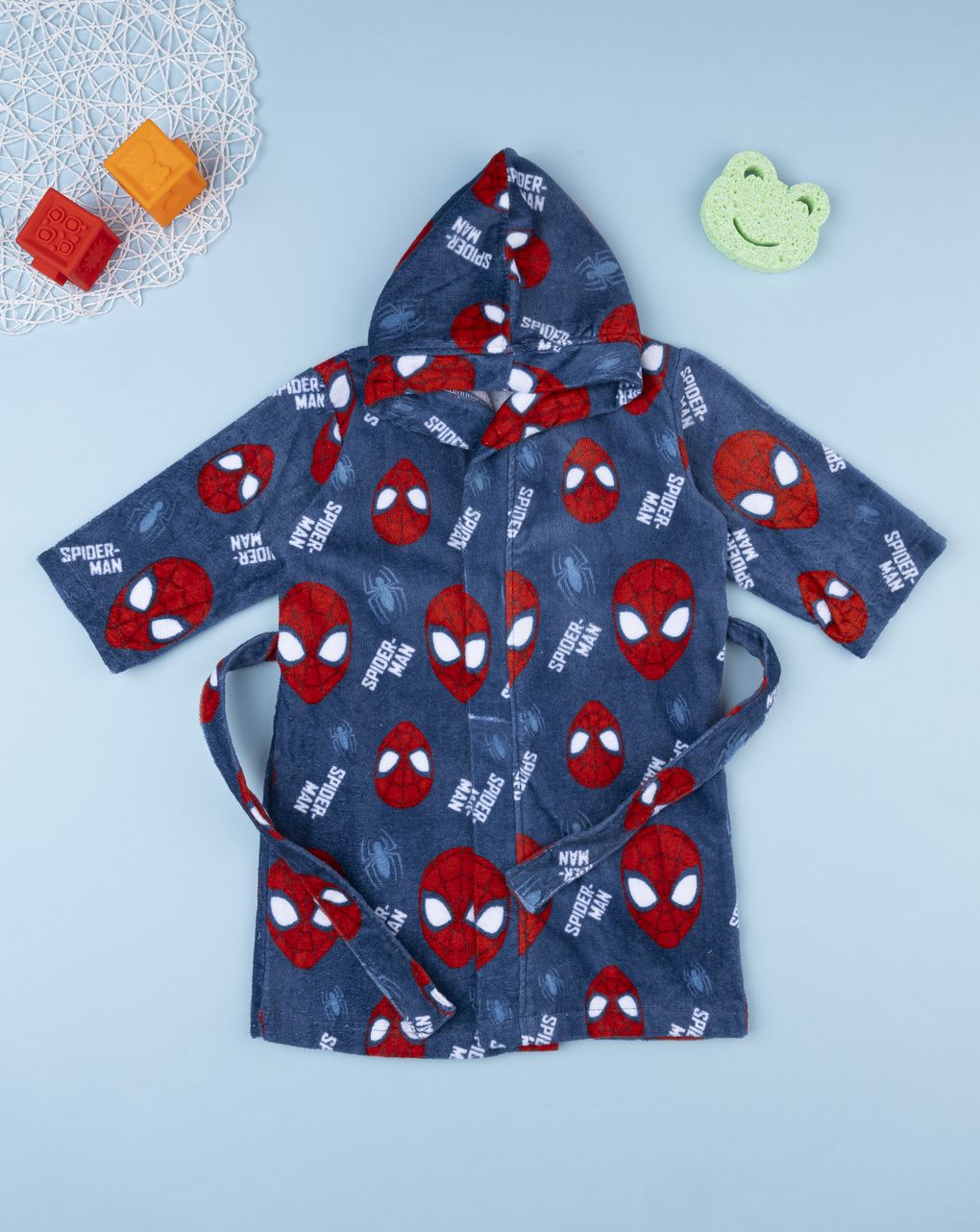Accappatoio spiderman bambino