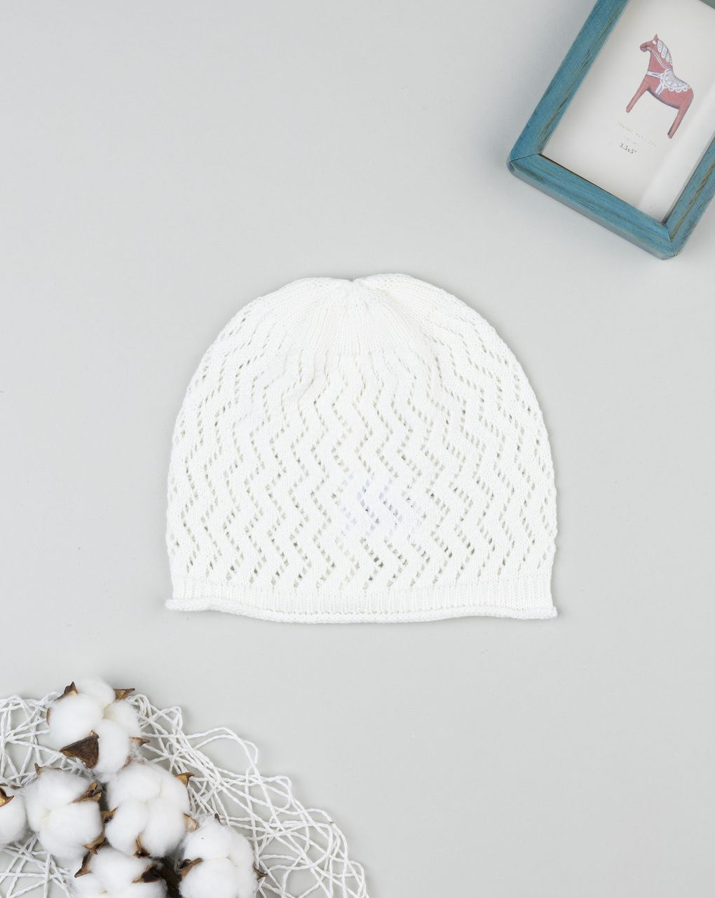 Berretto traforato bimba