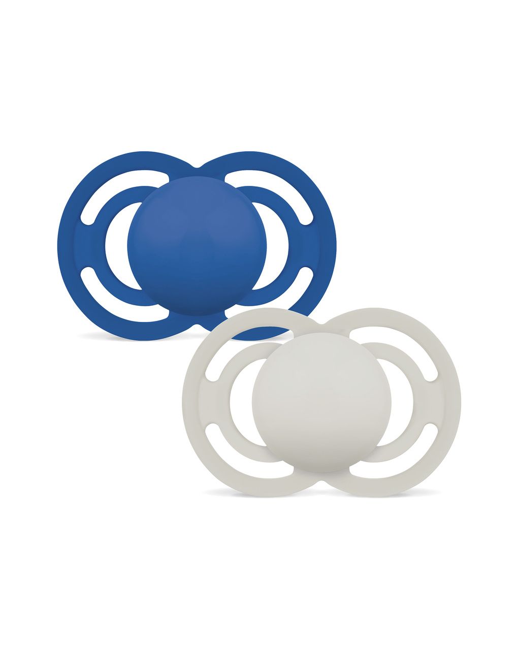 Succhietto perfect confezione doppia 16+ mesi con porta ciuccio - azzurro -  mam