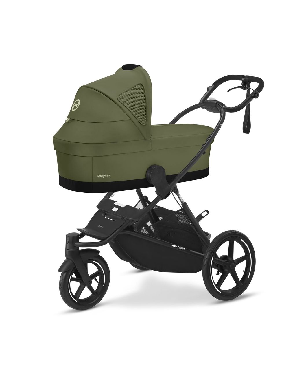 Passeggino avi spin blk moss green khaki - cybex