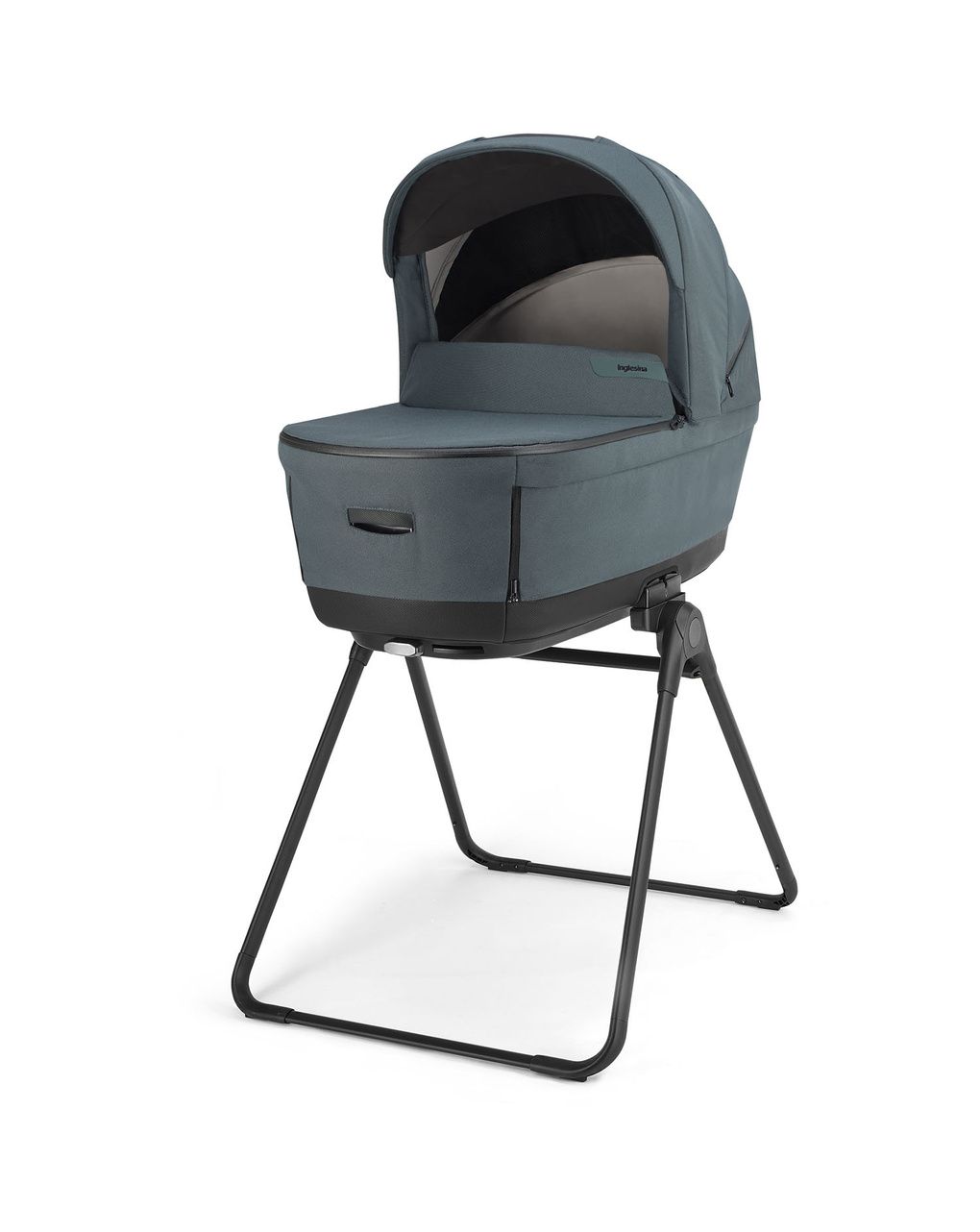 Aptica xt system quattro - himalaya blue con telaio black e seggiolino auto darwin infant - inglesina