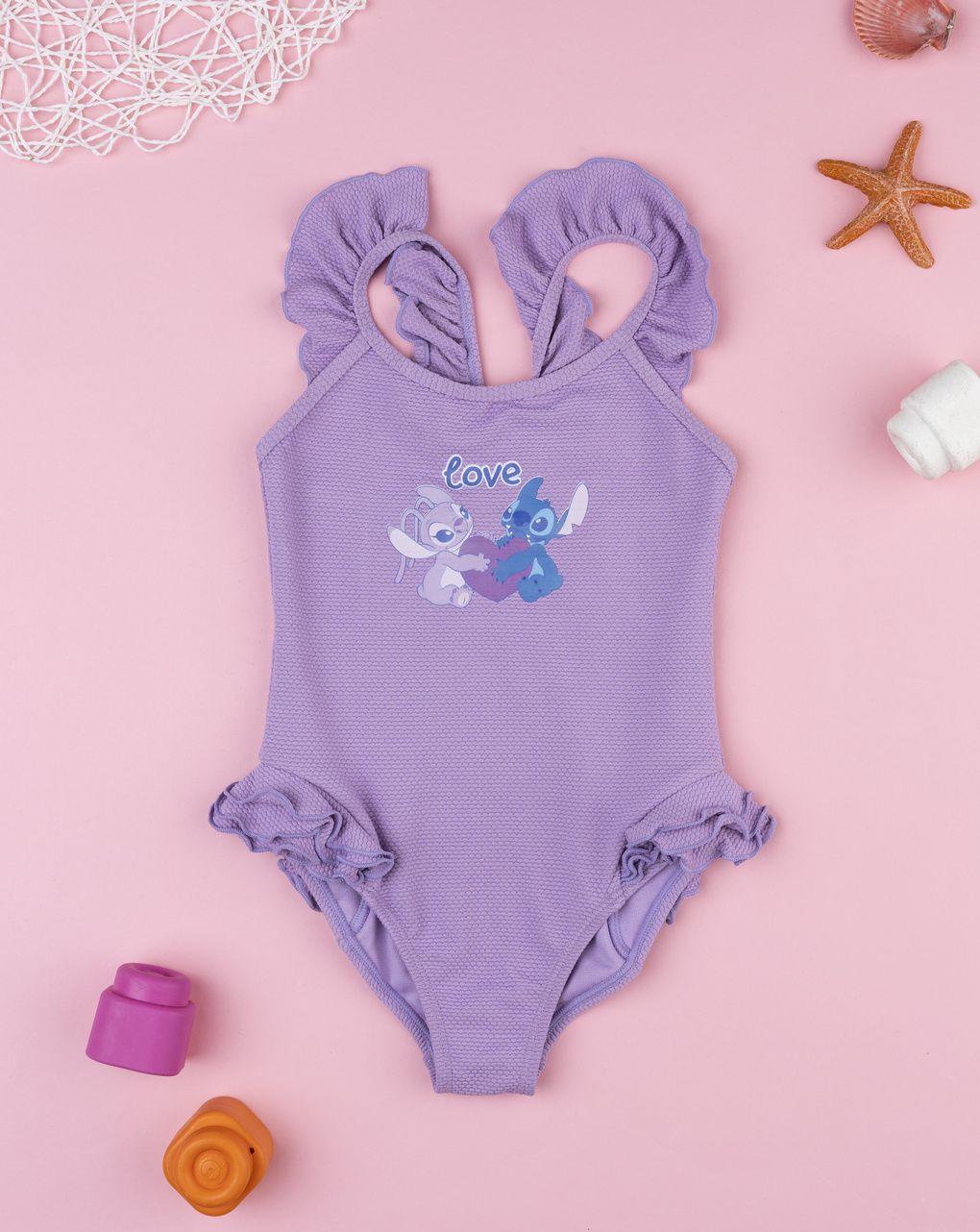 Costume bimba lilla stitch viola