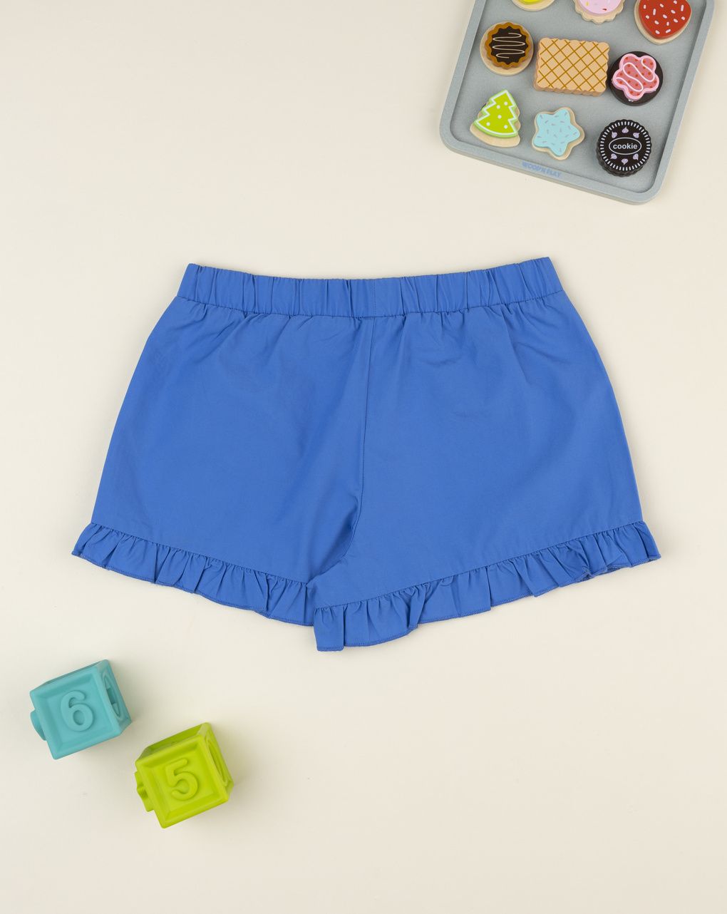 Shorts bambina blu