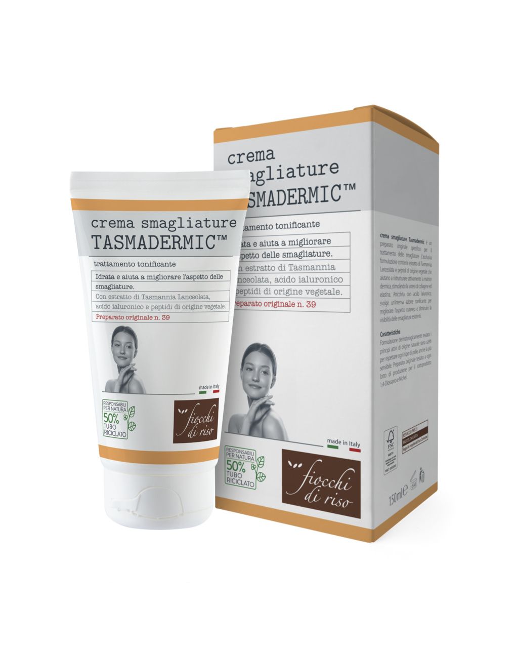 Crema smagliature tasmadermico | 150ml - fiocchi di riso