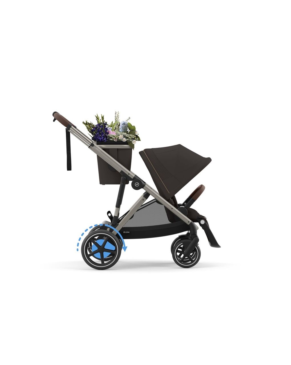 Passeggino egazelle s tpe - chocolate - cybex