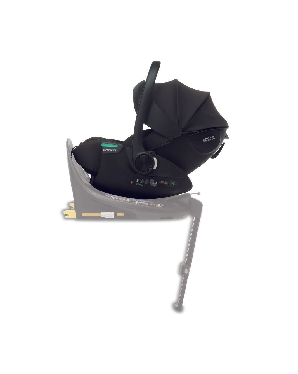 Trio commander onyx black disk rek ebony + adattatore - foppapedretti