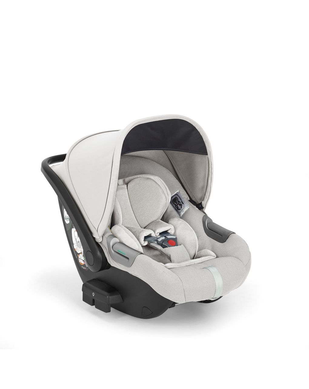 Sistema modulare aptica system quattro - opal ivory con telaio litio e seggiolino auto darwin infant - inglesina