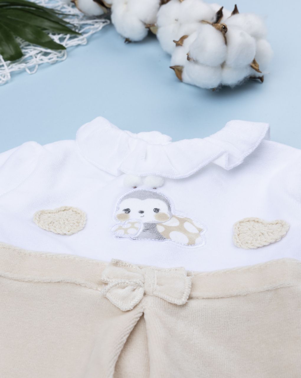 Tutina ciniglia bicolor neonata