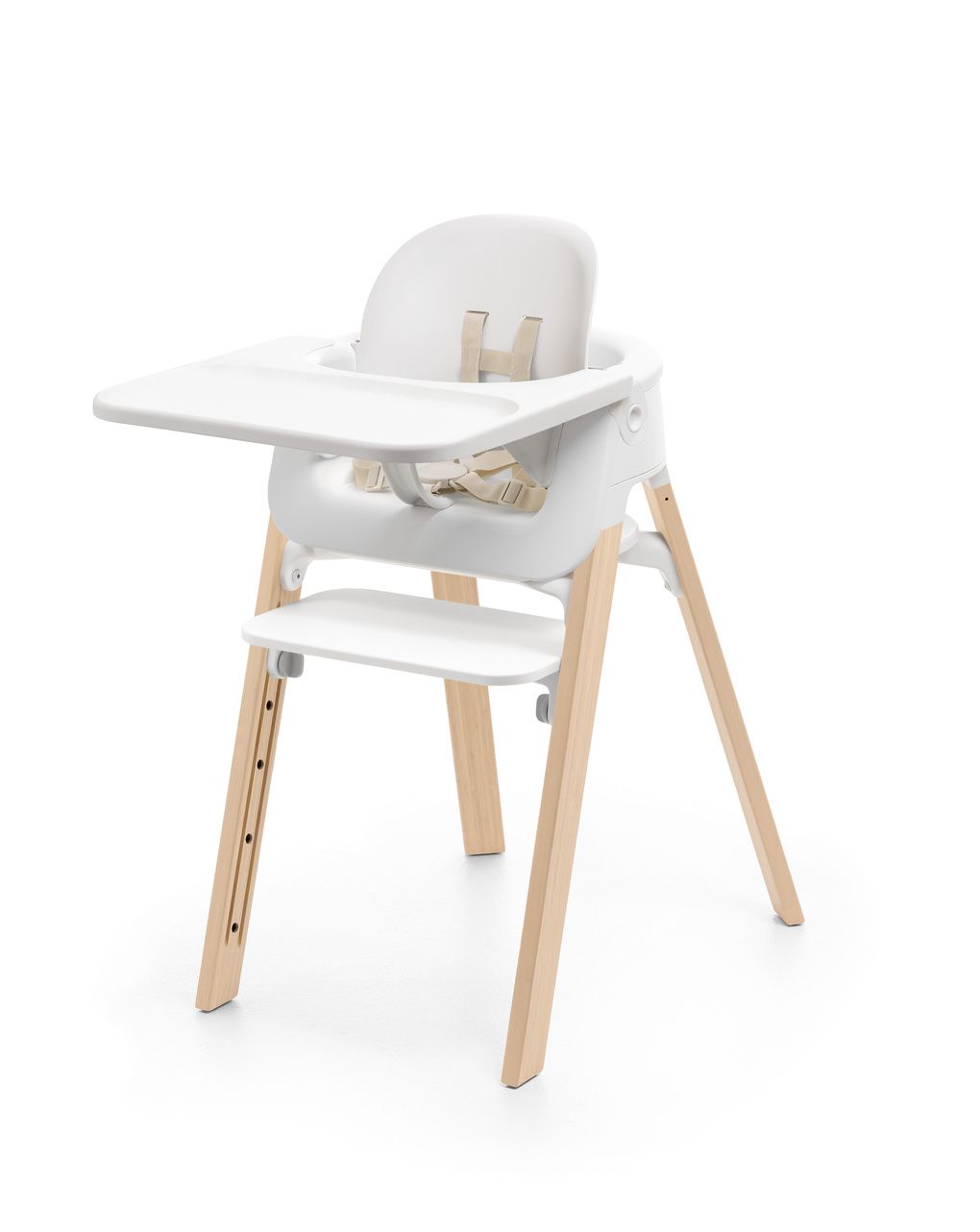 Seggiolone steps™ white natural- stokke