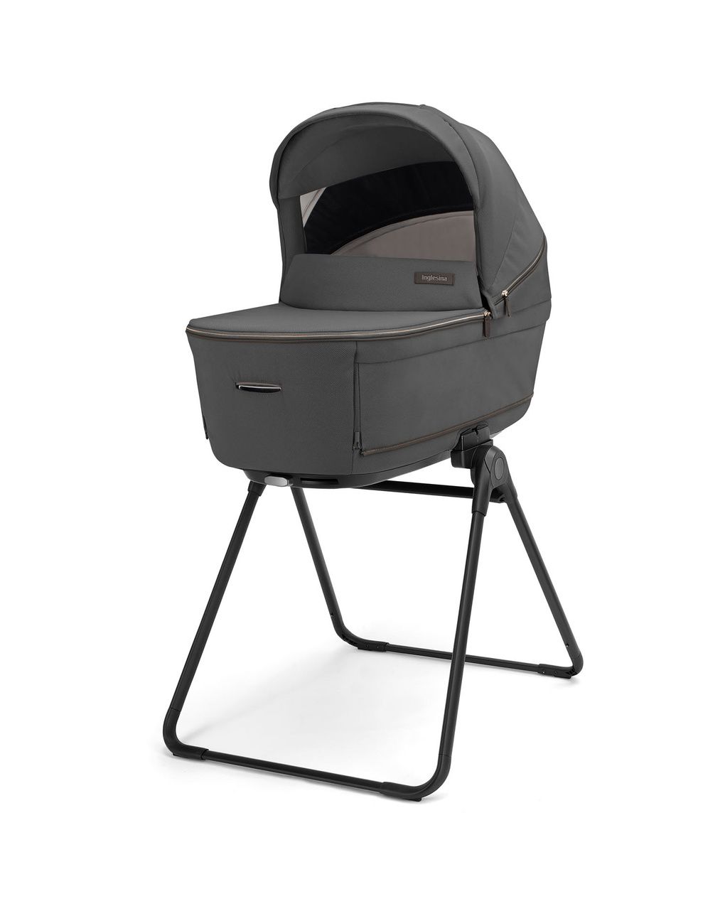 Aptica system quattro - marble grey con telaio palladio e seggiolino auto darwin infant - inglesina
