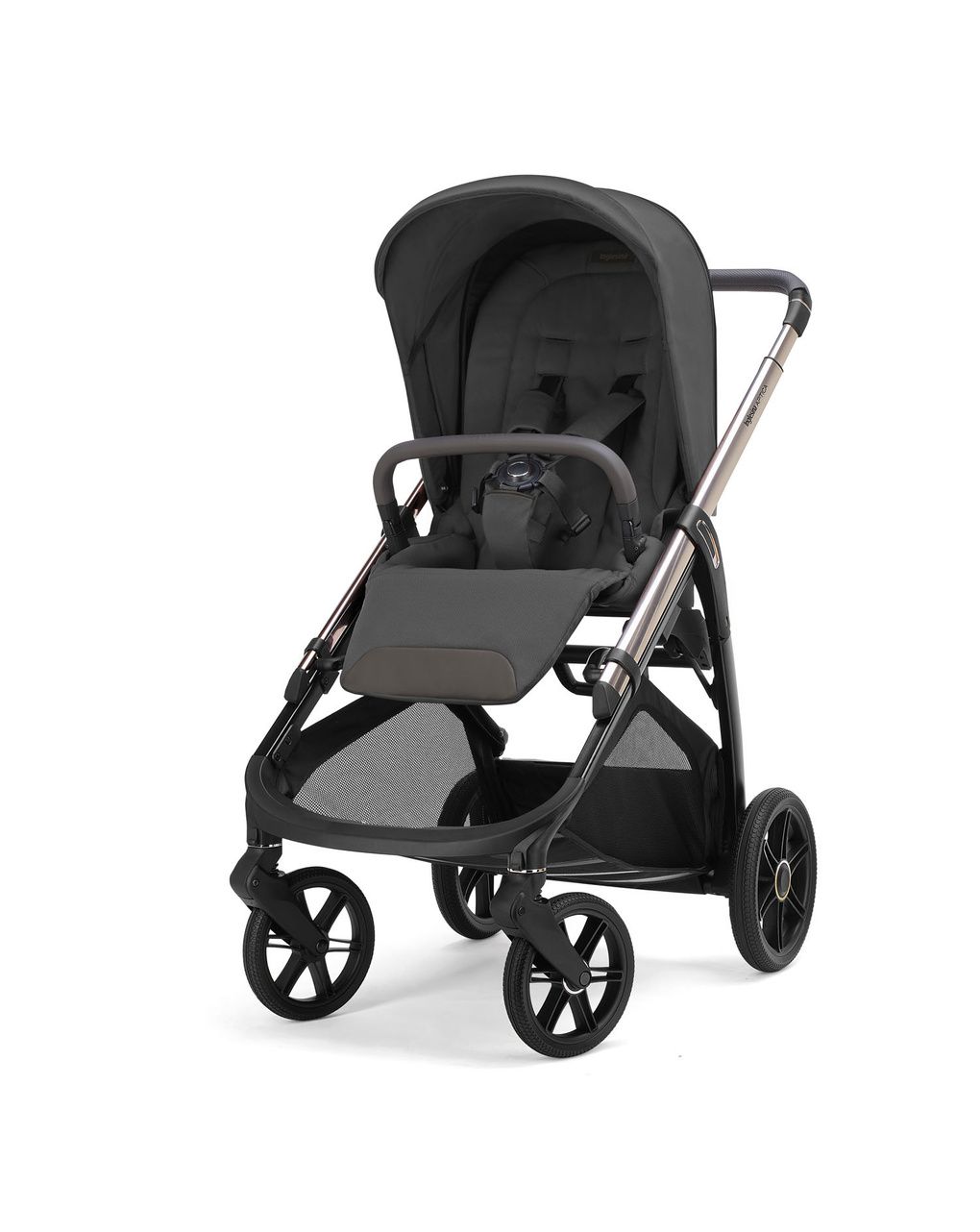 Aptica system quattro - marble grey con telaio palladio e seggiolino auto darwin infant - inglesina