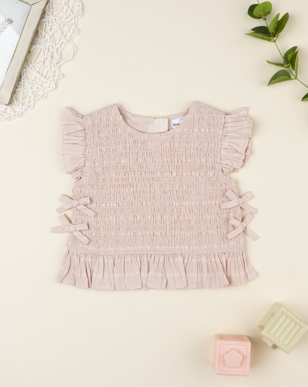 Maglia bimba rosa fiocchi