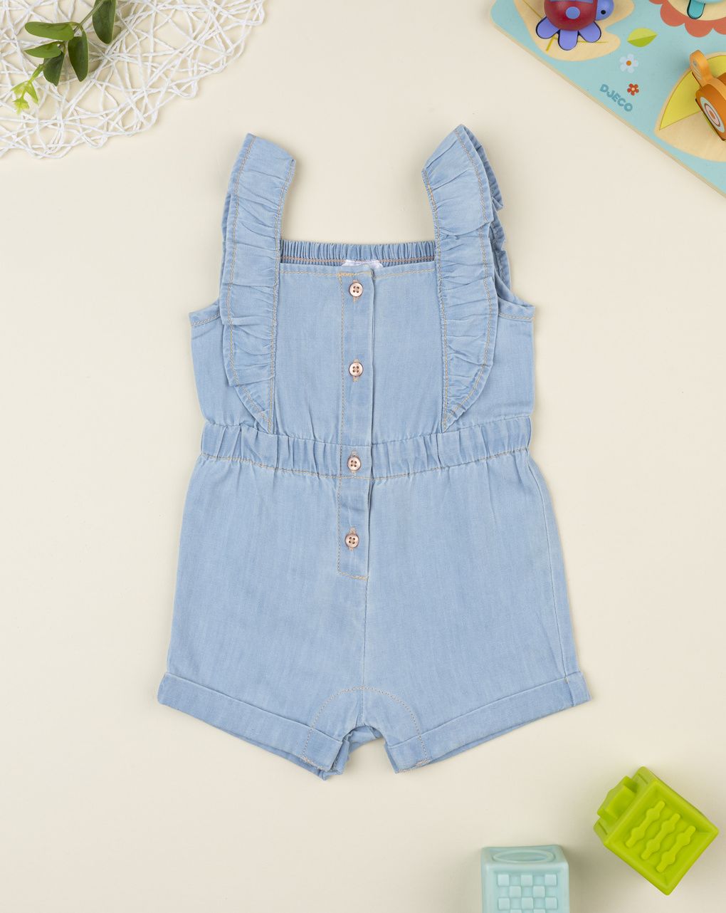 Pagliaccetto denim bimba