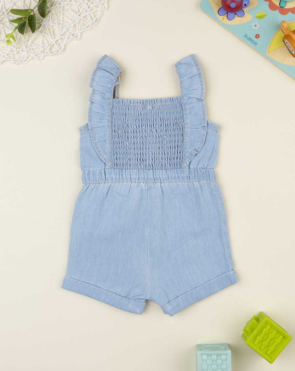 Pagliaccetto denim bimba