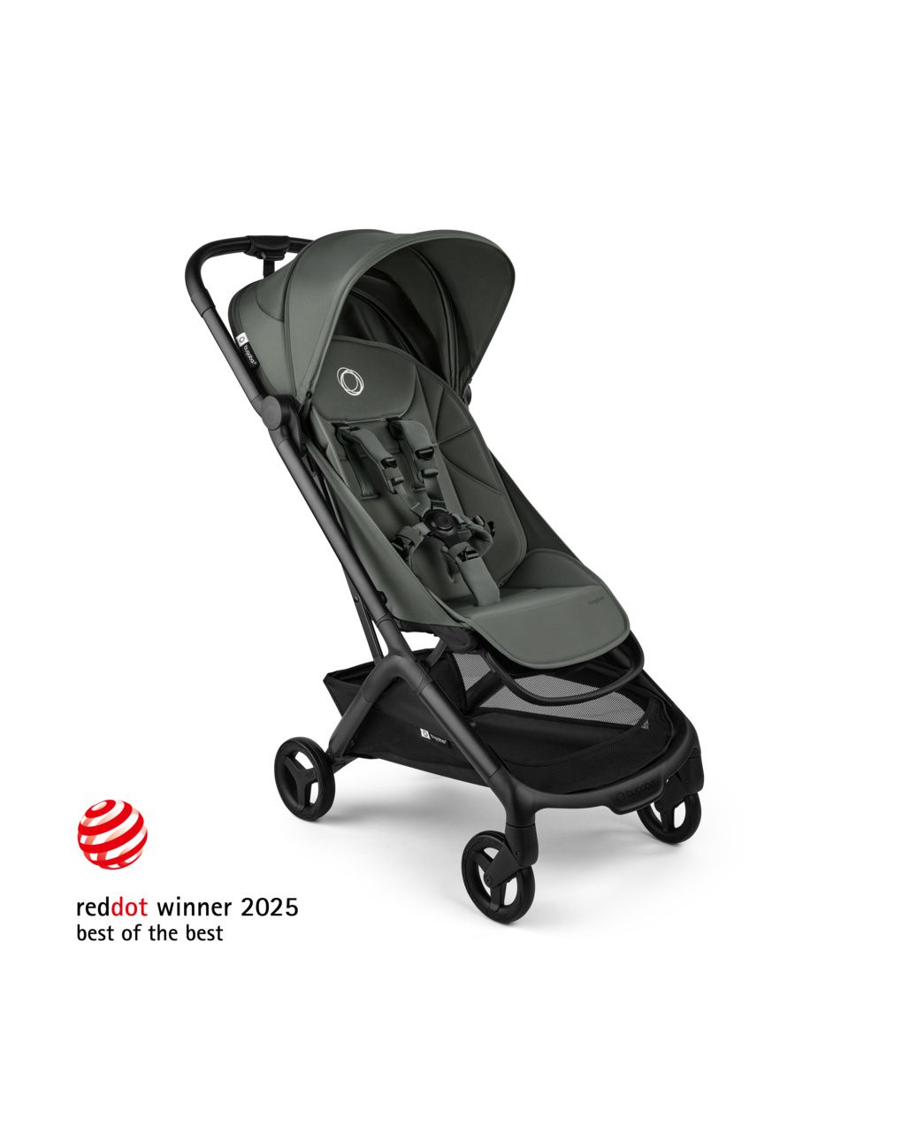 Passeggino da viaggio ultra-compatto butterfly 2 forest green - bugaboo