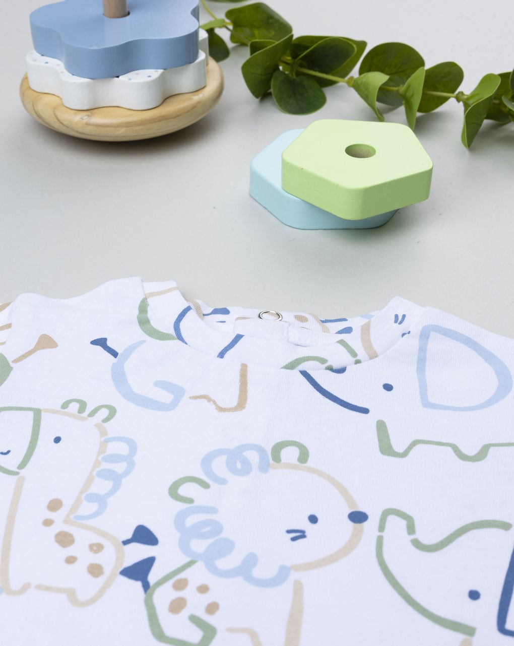 T-shirt bimbo maniche corte savana