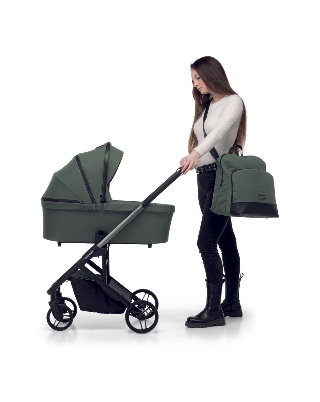 Borsa mamma con fasciatoio pretty zaino - desert -  foppapedretti