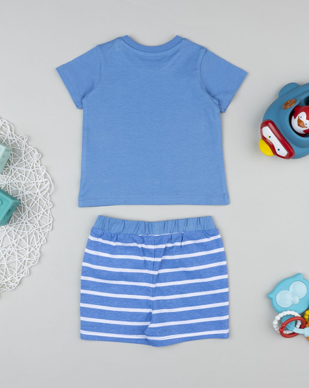 Completo estivo bimbo blu granchio