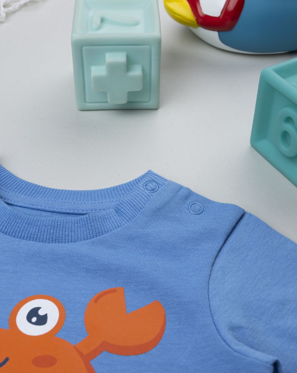 Completo estivo bimbo blu granchio