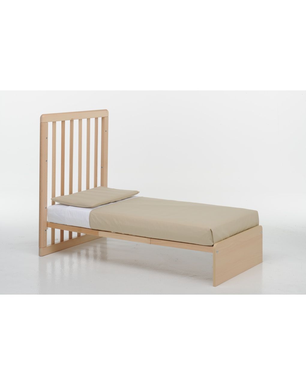 Lettino forever 8 in 1 naturale tessile sand - brevi