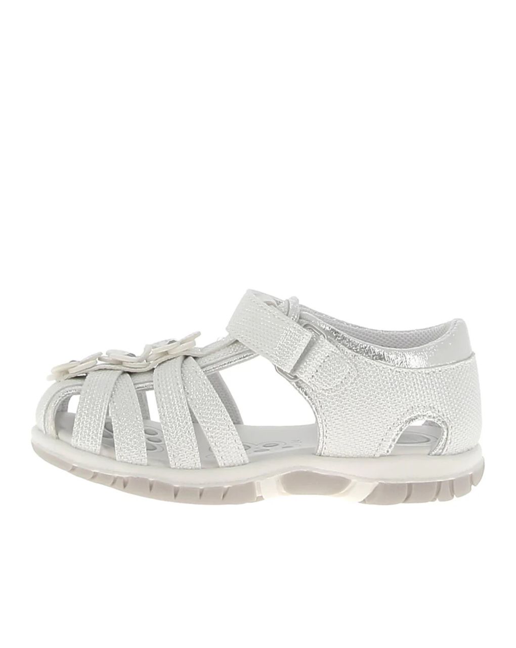 Sandali eleganti bimba chicco bianchi